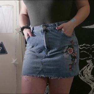 Denim skirt